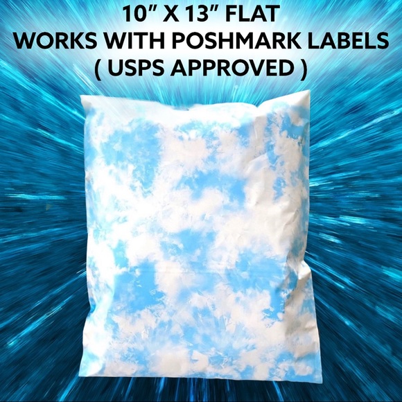 Lot De 100 Enveloppes D'expédition Poly 10x13 Pouces - Design Tie-dye, Recyclables